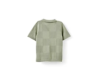 Cotton On Little Boys Little/Big Knitted Short Sleeve Shirt