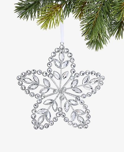 Holiday Lane Jeweled Classics Gem Star Ornament, Macy's Exclusive