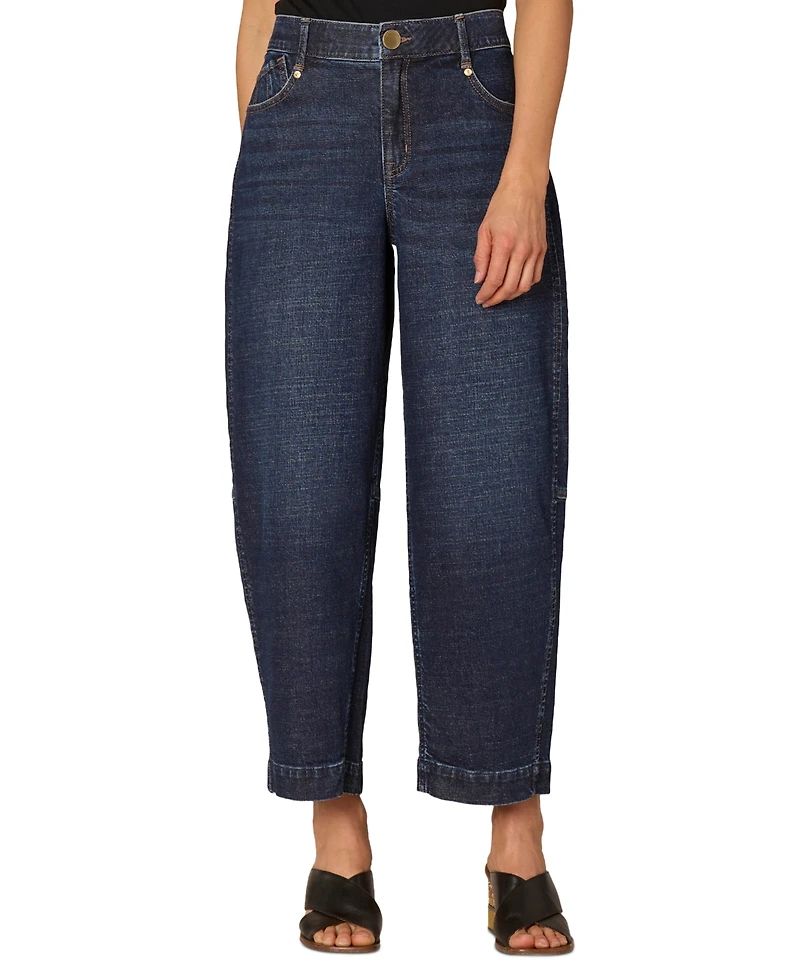 Democracy Women's AbSolution Skyrise Relaxed Barrel-Leg Jeans