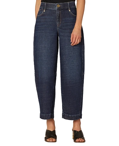 Democracy Women's AbSolution Skyrise Relaxed Barrel-Leg Jeans