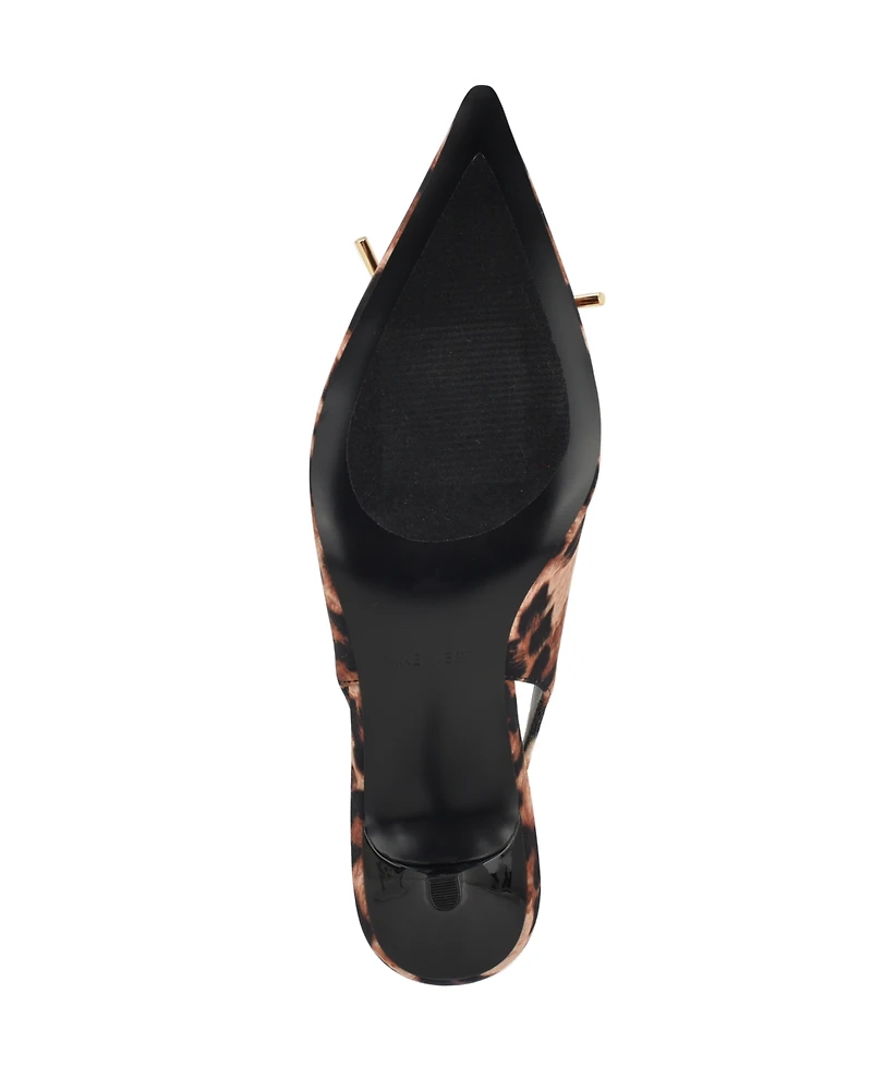 Nine West Women's Anora Lace-Up Slingback Pumps