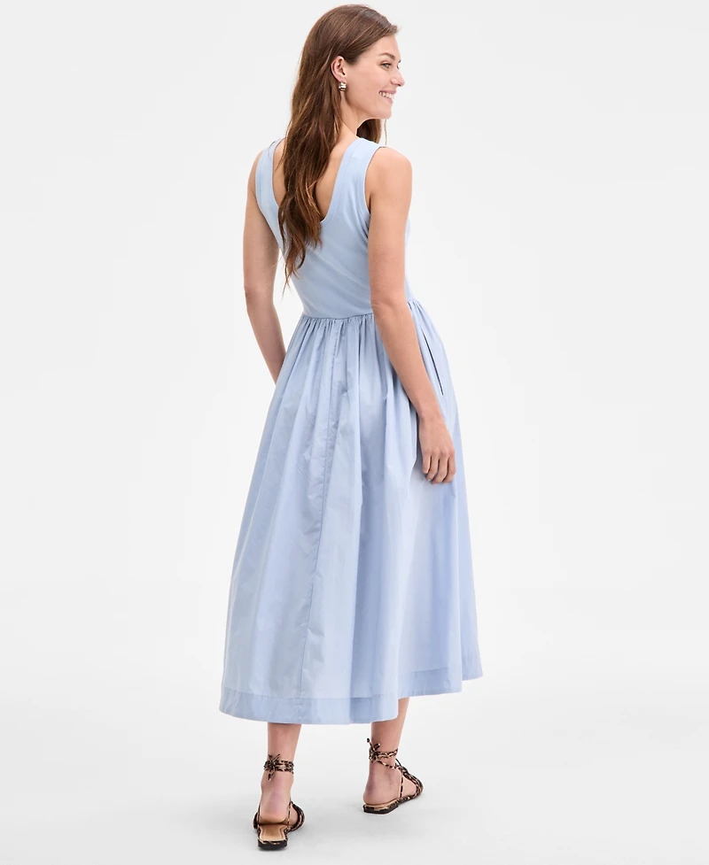 On 34th Women's Sleeveless Scoop-Neck Midi Dress, Exclusively at Macy's