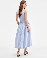 On 34th Women's Sleeveless Scoop-Neck Midi Dress, Exclusively at Macy's