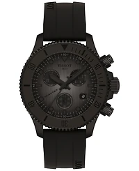 Tissot Men's Swiss Chronograph Seastar 1000 Rubber Strap Watch 38mm