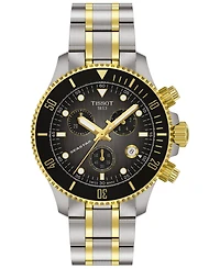 Tissot Men's Swiss Chronograph Seastar 1000 Two-Tone Stainless Steel Bracelet Watch 38mm