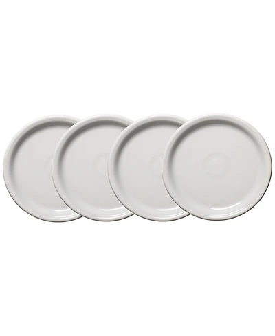 Fiesta White Bistro Coupe 9" Luncheon Plates, Set of 4
