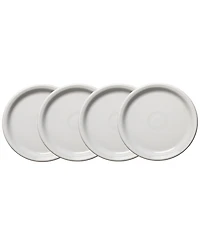 Fiesta White Bistro Coupe 9" Luncheon Plates, Set of 4