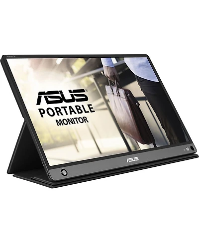Asus ZenScreen Go MB16AHP 15.6" Full Hd Ips Lcd Monitor with Built-In Speakers, 1920x1080, Usb Type-c, Micro Hdmi