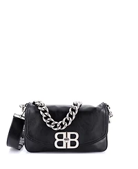 Pre-Owned Balenciaga Small Bb Soft Flap Bag Leather