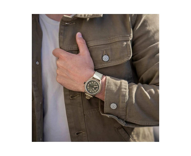 Vincero The Stratos – Men's Solar Titanium Watch 43mm