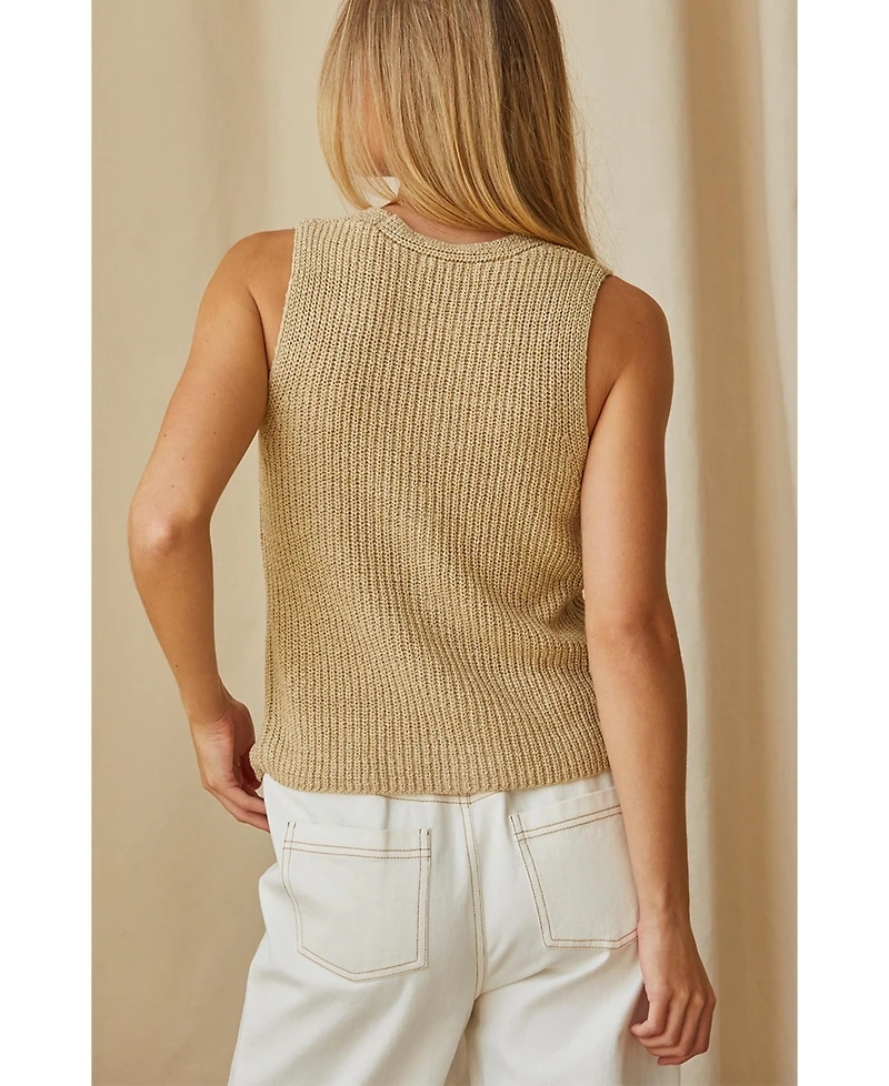 Crescent Women's Janie Beachy Sweater Vest