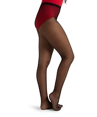 Capezio Women's Professional Rhinestone Fishnet Tight