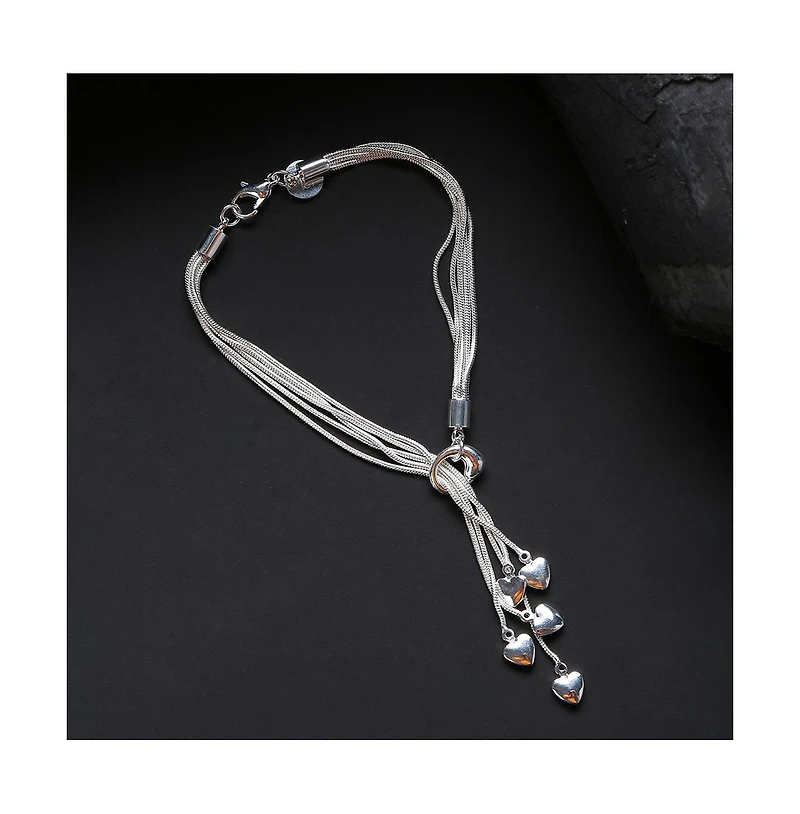 Sohi Women's Heart Charm Bracelet