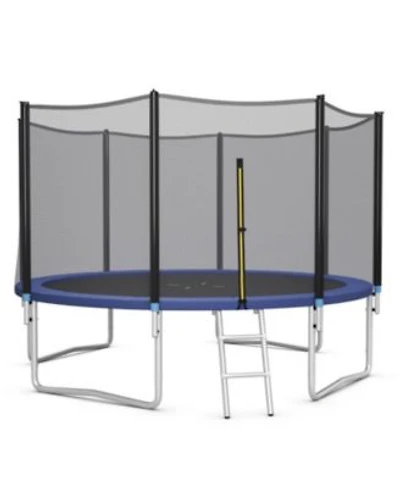 Outdoor Trampoline Bounce Combo with Closure Net Ladder