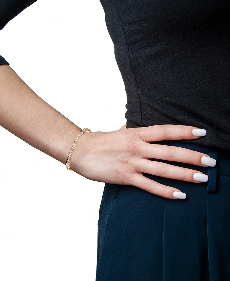 Diamond Bracelet (3 ct. t.w.) 14k White Gold or Yellow Gold, Exclusively at Macy's