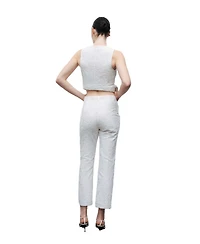 Nocturne Women's Embroidered Bootcut Pants