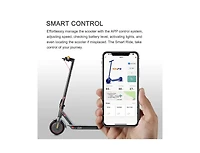 MK083 Folding 8.5 Inch Electric Scooter - 350W Motor, 25 km/h Speed, 25-30 km Range, Smart Riding Features, Led Lights, Disc Brake