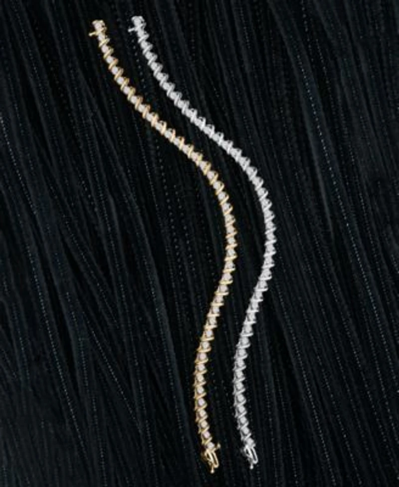 Diamond Bracelet Collection 1 7 8 Ct. T.W. 2 1 2 Ct. T.W. In 14k White Or Yellow Gold 6 1 2 To 9