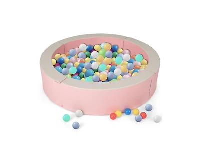 Slickblue Kids Detachable Foam Ball Pit with 50 Colorful Ocean Balls