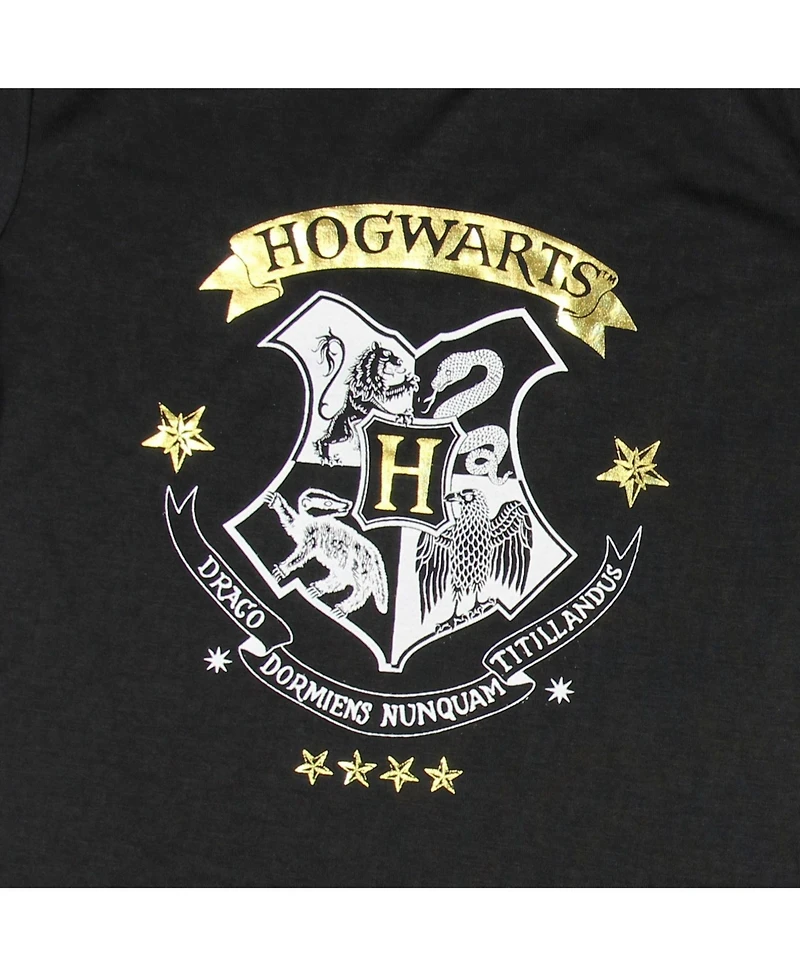Harry Potter Boys Hogwarts Crest Wizard 2-Piece Kids' Pajama Short Set