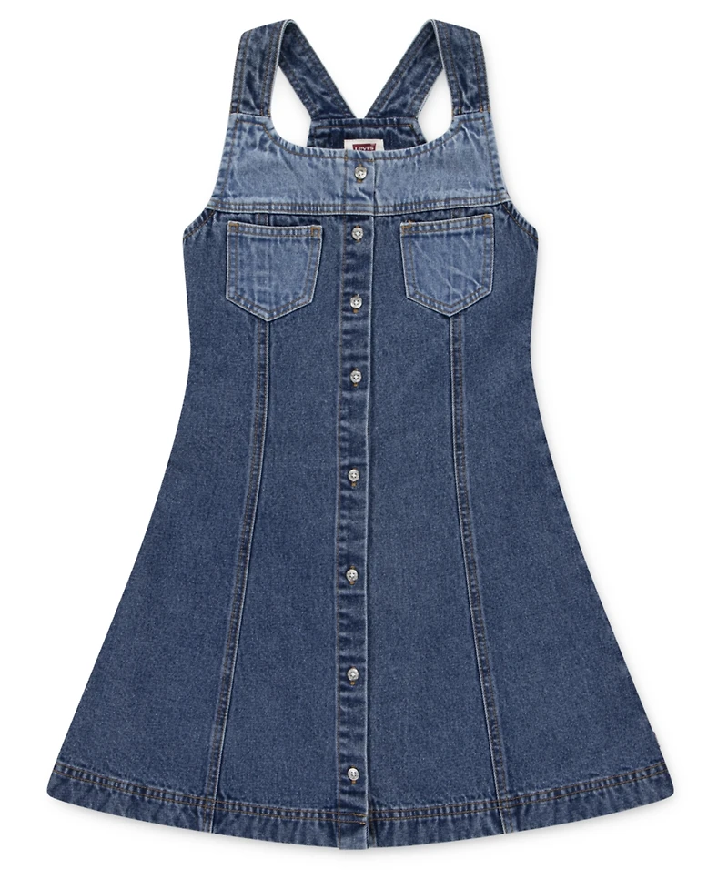 Levi's Big Girls Flared Tonal Denim Dress