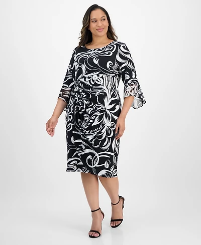 Connected Plus Side-Tab Dress