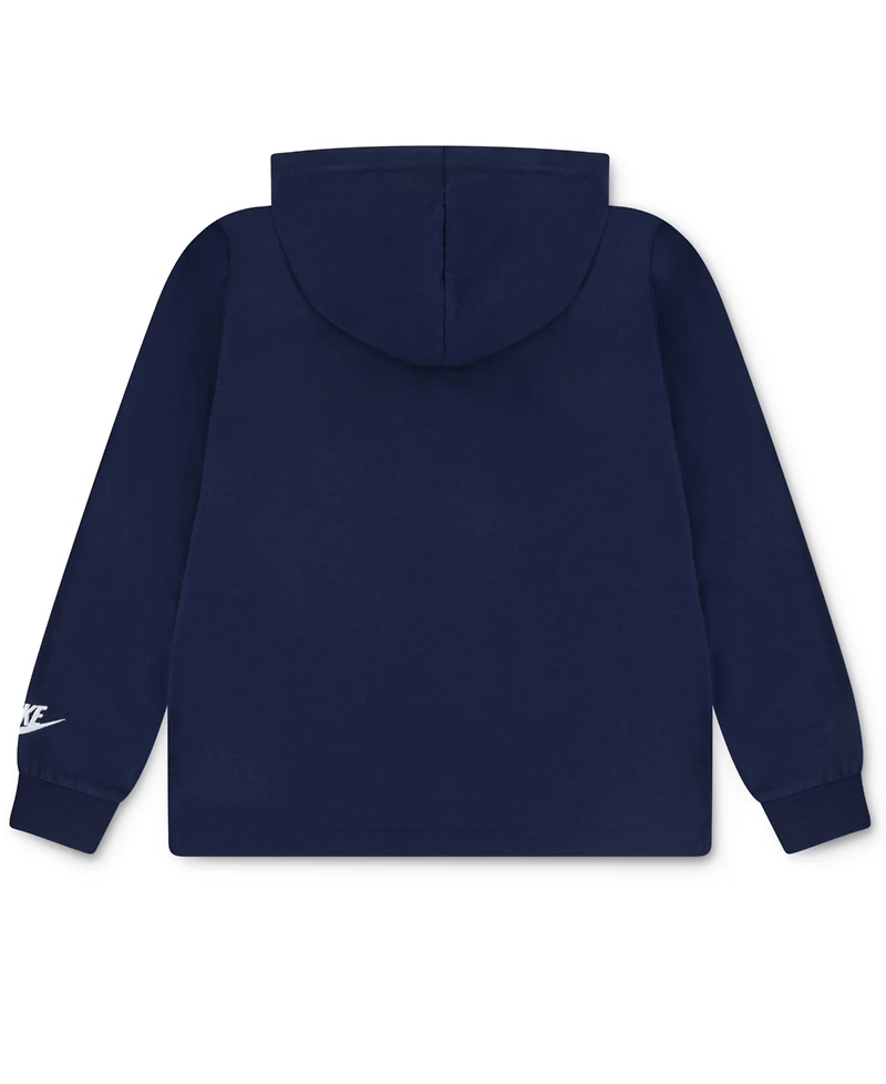 Nike Toddler & Little Boys Club Revealed Hooded Long-Sleeve Top