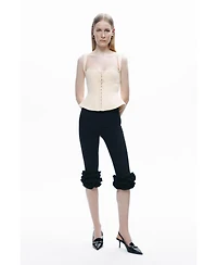 Nocturne Women's Corset-Inspired Blouse