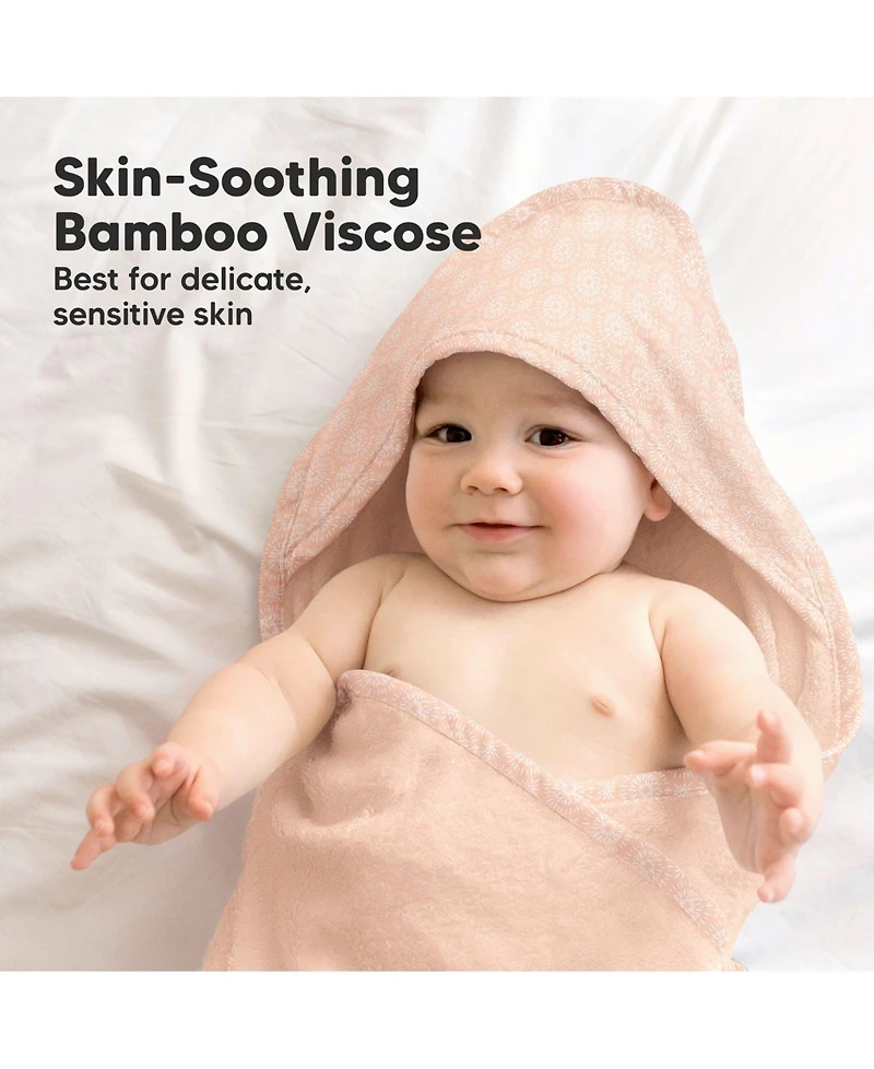 KeaBabies Luxe Baby Hooded Towel, Bath Towels, Beach Towel for Newborn, Kids