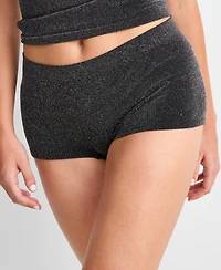 State of Day Women's Seamless Shine Knit Boyshort Underwear 10021334600, Macy's Exclusive