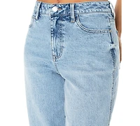 Celebrity Pink Juniors' High Rise Baggy Wide-Leg Curvy Jeans