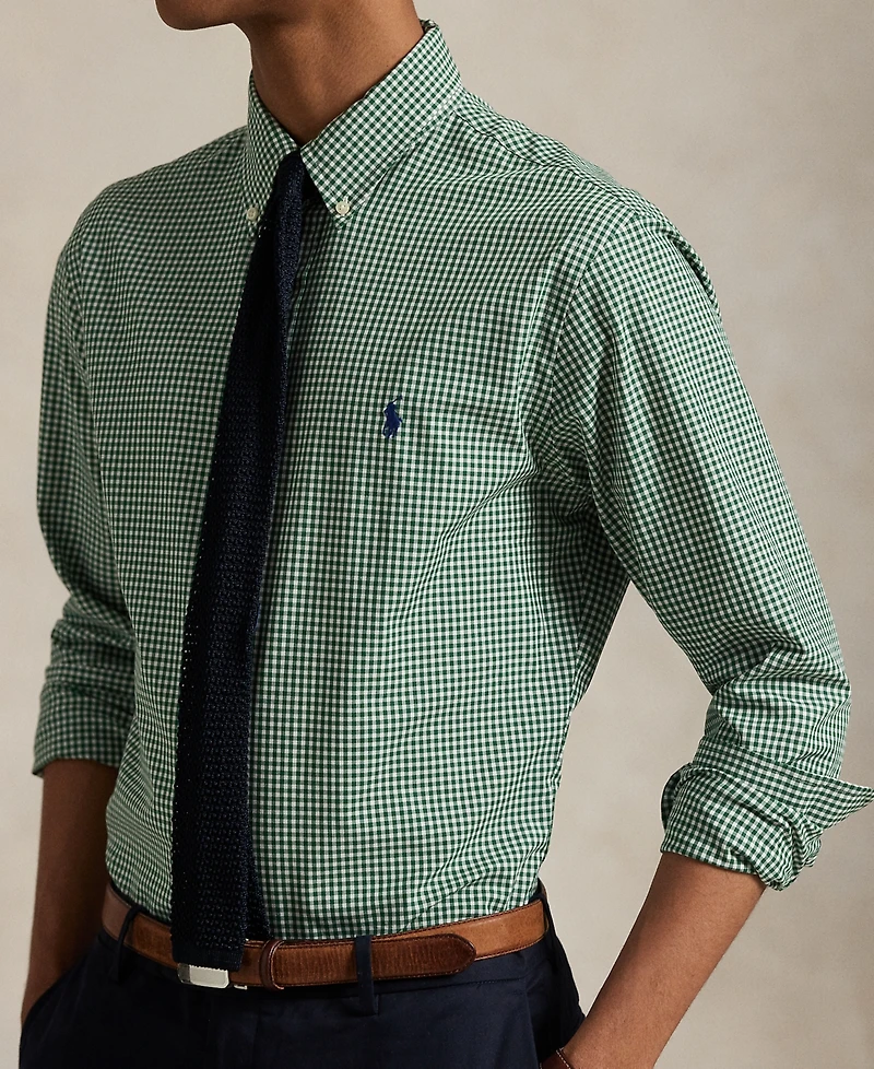 Polo Ralph Lauren Men's Slim-Fit Gingham Stretch Poplin Shirt