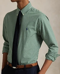 Polo Ralph Lauren Men's Slim-Fit Gingham Stretch Poplin Shirt