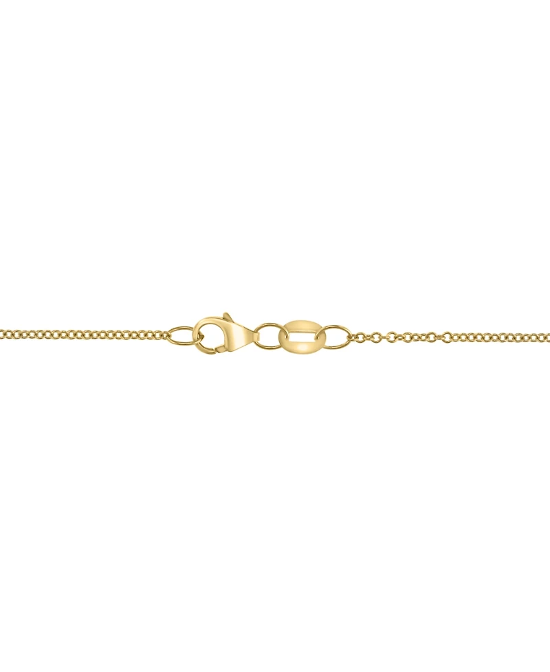 Effy Diamond Mixed Cut Teardrop Halo 18" Pendant Necklace (1 ct. t.w.) 14k White Gold (Also yellow gold)