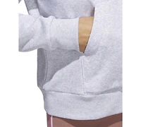 adidas Seasonal Essentials Ruffled Big Logo Graphic Hoodie