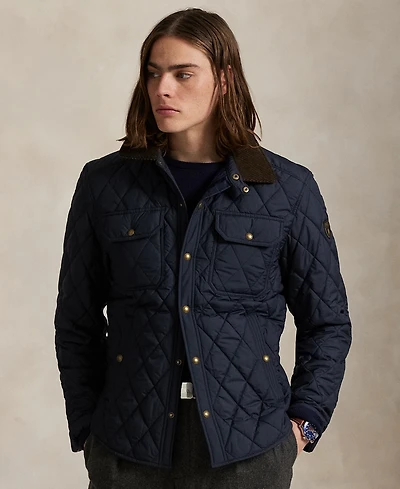 Polo Ralph Lauren Men's Beaton Quilted Water-Repellent Snap-Front Jacket