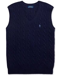 Polo Ralph Lauren Men's Cable-Knit Wool-Cashmere Sweater Vest