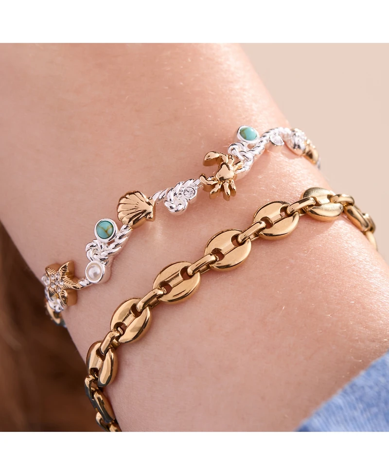 Whimsical Seaside Rope Cuff