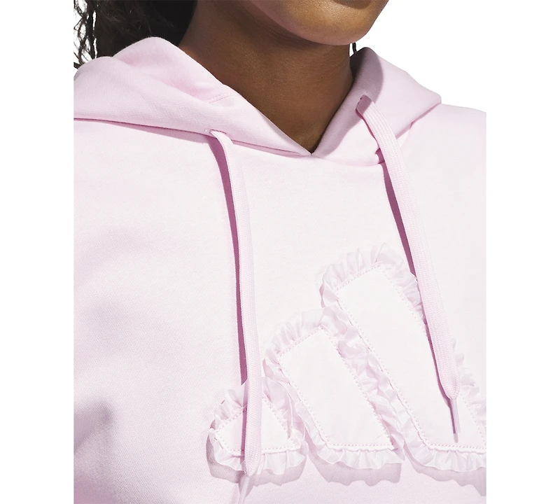 adidas Women's Cotton Hooded Long-Sleeve Hoodie