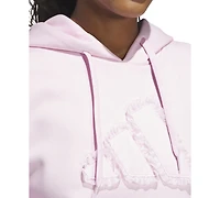 adidas Women's Cotton Hooded Long-Sleeve Hoodie