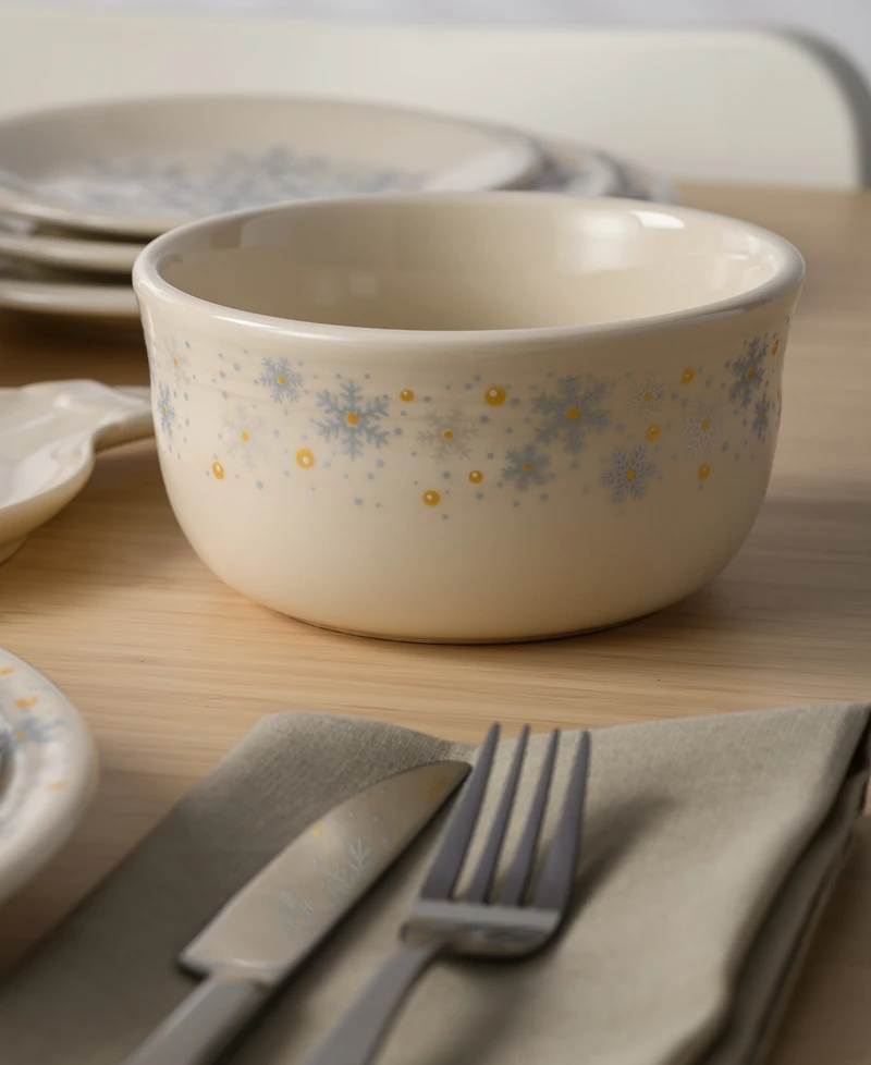 Fiesta Linen Snowflakes All-Purpose Gusto Bowl, Exclusively at Macy's