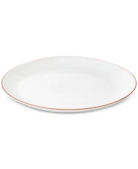Arch Studio Opal Glass Rust Rim Dinner Plate, Set of 4, Exclusively at Macy's