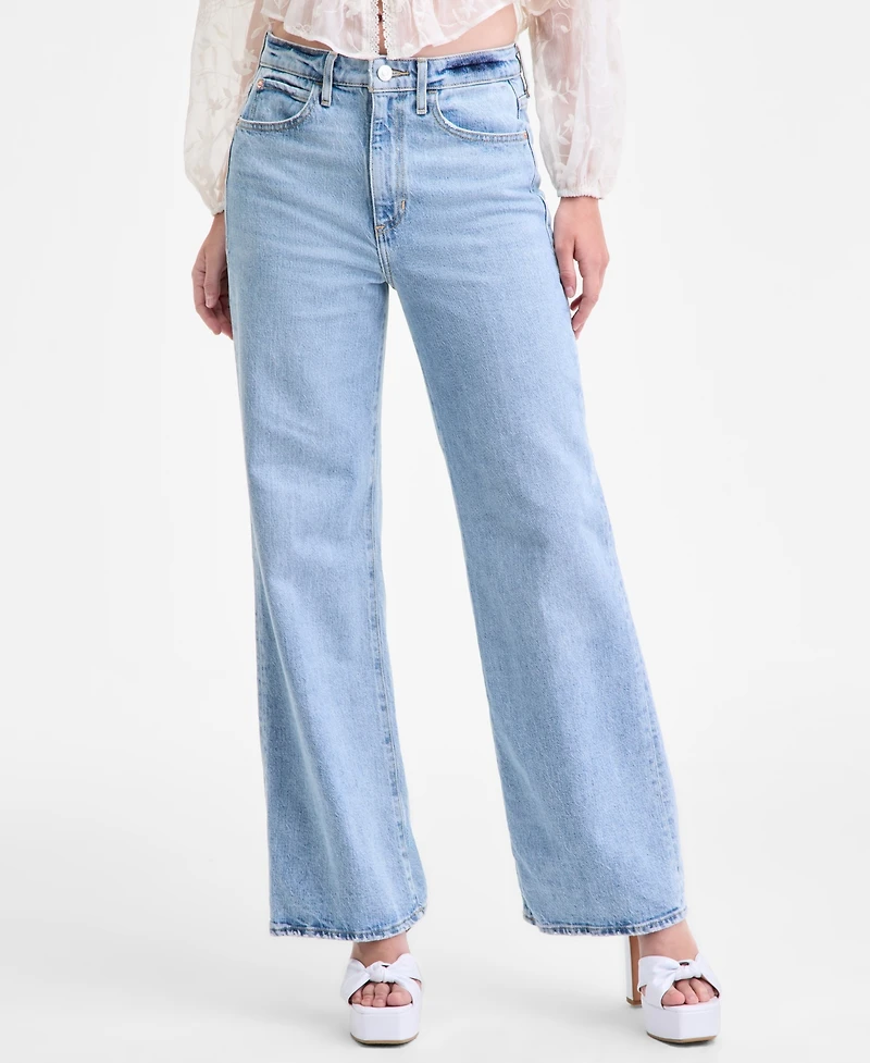 Guess Women's High-Rise Wide-Leg Jeans