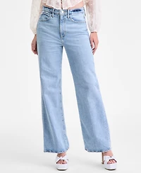 Guess Women's High-Rise Wide-Leg Jeans