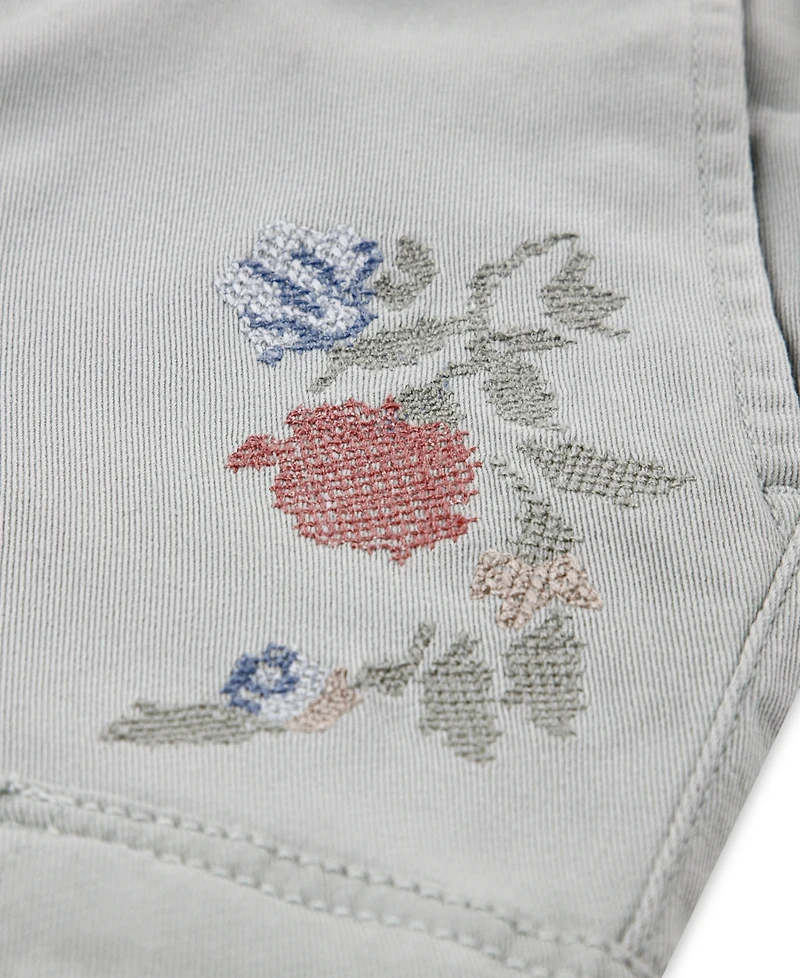 abercrombie kids Girls Embroidered Cargo Joggers
