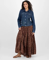 Lucky Brand Cotton Denim Trucker Jacket