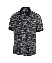 Tommy Bahama Men's Black Texas Longhorns Sport Bay View IslandZone Polo Shirt
