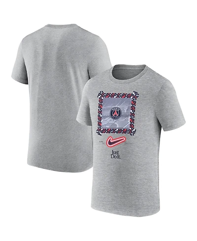 Nike Men's Heather Gray Paris Saint-Germain Dna T-Shirt