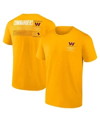 Fanatics Men's Gold Washington Commanders Repeat Stats T-Shirt