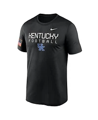 Nike Men's Black Kentucky Wildcats 2024 Military Appreciation Legend Performance T-Shirt